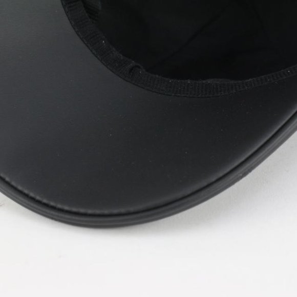 Louis Vuitton Size 60 Black Leather Monogram Shadow Cap Baseball Hat 123lv19 - Picture 10 of 12